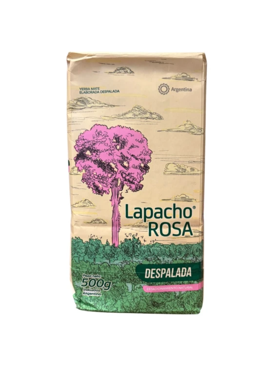 Yerba Mate Lapacho Rosa Despalada 500g