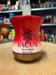 Naczynie drewniane Imbuia Yacuy "Rojo-blanca" 230 ml - widok na wprost