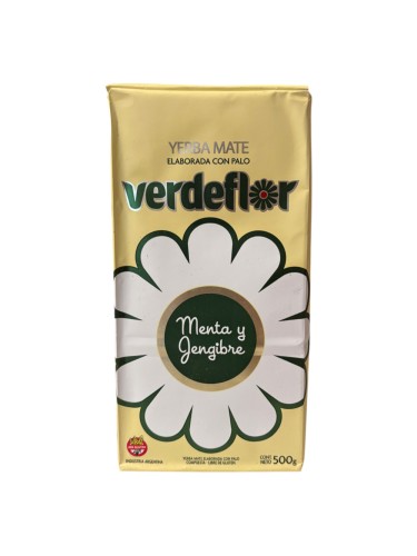 Yerba mate Verdeflor Menta Jengibre (z miętą i imbirem) 500g