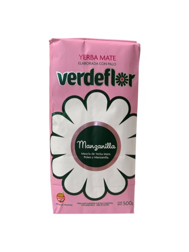 Yerba mate Verdeflor Manzanilla (z rumiankiem) 500g