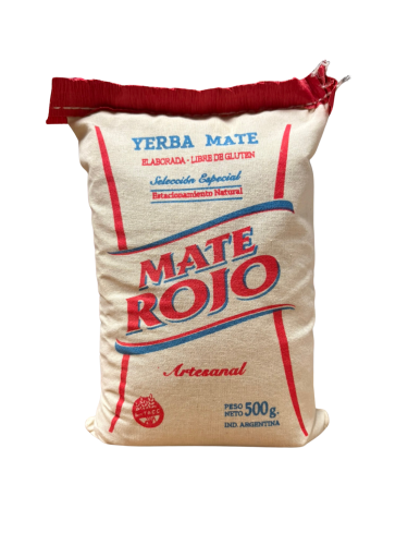Yerba Mate "Mate Rojo" Seleccion Especial Lienzo 500g (lniany worek)