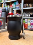 Bombilla (bomba) ESS09 Purinox rozkręcana 19 cm ze szczoteczką - widok z boku