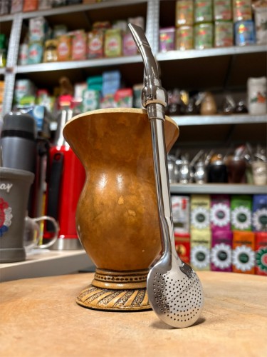 Bombilla (bomba) Grande Infinity Premium Line Purinox 25 cm ze szczoteczką