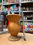 Bombilla (bomba) Grande Infinity Premium Line Purinox 25 cm ze szczoteczką - widok z boku