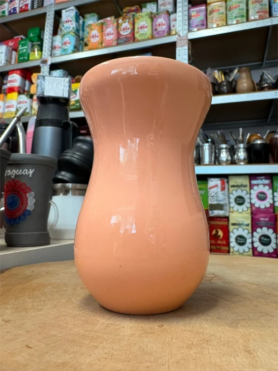 Naczynie drewniane Imbuia Alto 285 ml - kolor łososiowy