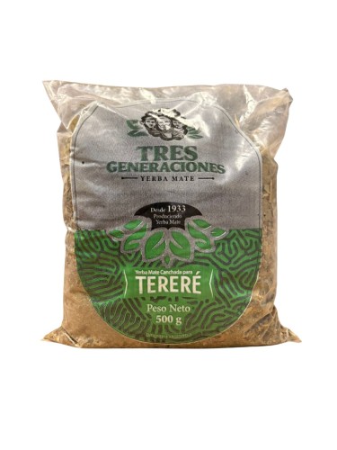 Yerba mate Tres Generaciones Terere Canchada 500g