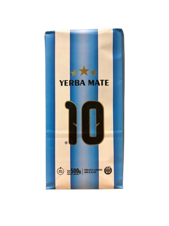 Yerba Mate Mate Rojo "10" Tradicional Argentina 500g