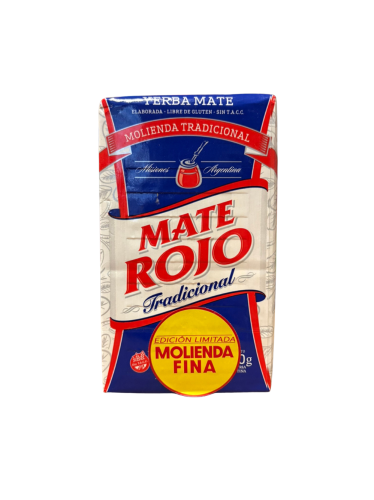 Yerba Mate Mate Rojo Molienda Fina 500g