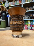Tykwa (cuia) zdobiona "Geometrico" 230 ml