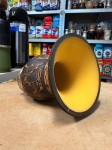 Tykwa (cuia) zdobiona "Gaucho" 260 ml - widok po skosie