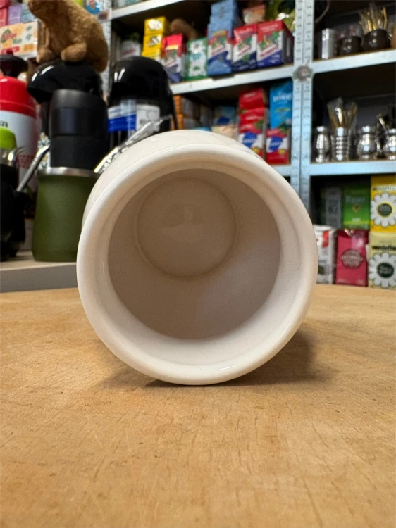 Naczynie ceramiczne "Taza" Blanca 210 ml - widok z góry