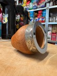 Mate Imperial Algarrobo zdobione Espejo 235 ml - widok po skosie