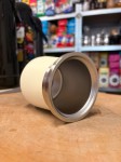 Naczynie TermoMate Inox Beige z pokrywką 260 ml - widok po skosie