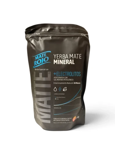 Yerba Mate Mate Rojo Mineral + Electrolitos 250 g Doypack