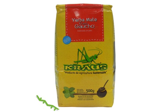 Yerba mate Kraus Gaucho Sin Palo 500g