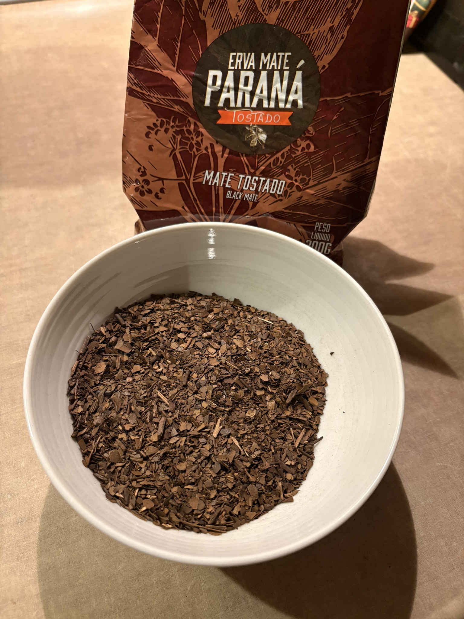 roasted yerba mate from the Erva Mate Parana brand