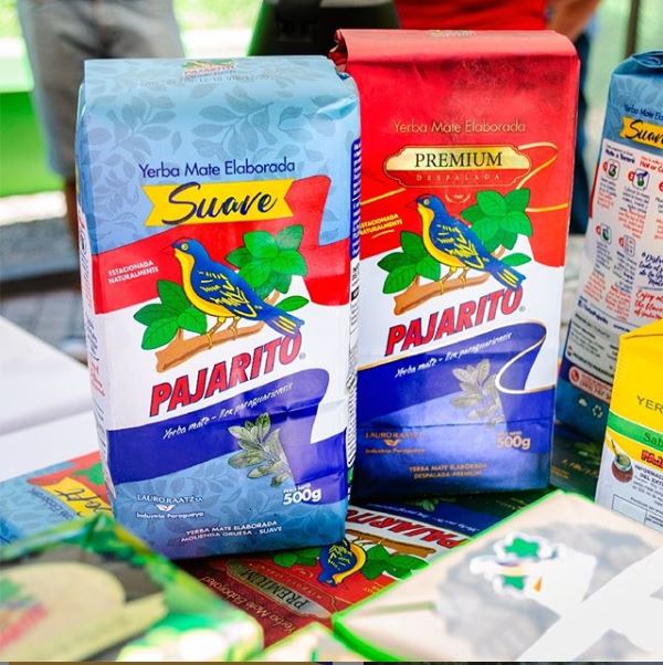 Several available versions of Pajarito yerba mate
